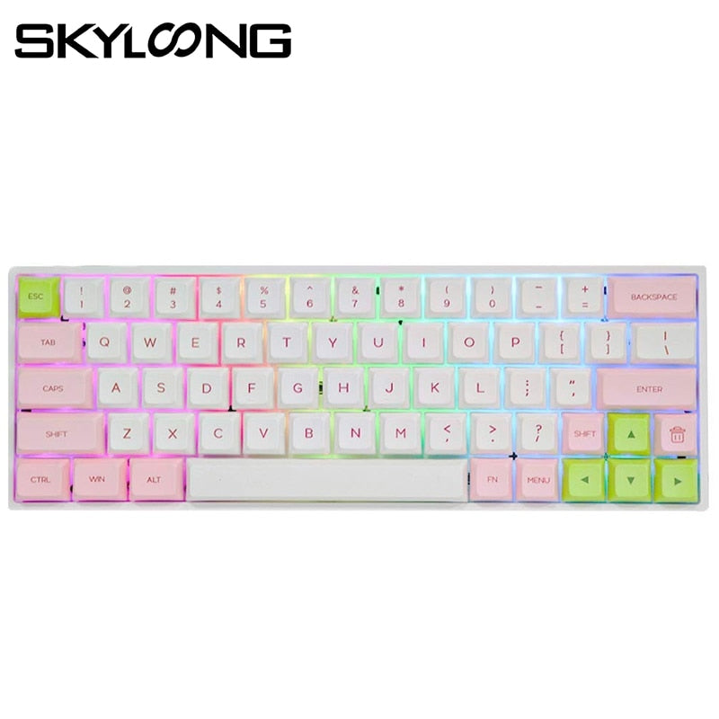 SKYLOONG SK64 Hot Swappable Mechanical Keyboard With RGB Backlit Wireless Bluetooth Gaming Keyboard ABS Keycaps For Win/Mac GK64