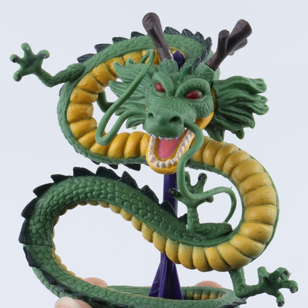 12CM Dragon Ball Cyan Dragon Handmade Model Decoration Dragon Ball Z Anime Dragon Doll Toy Decoration Birthday Gift