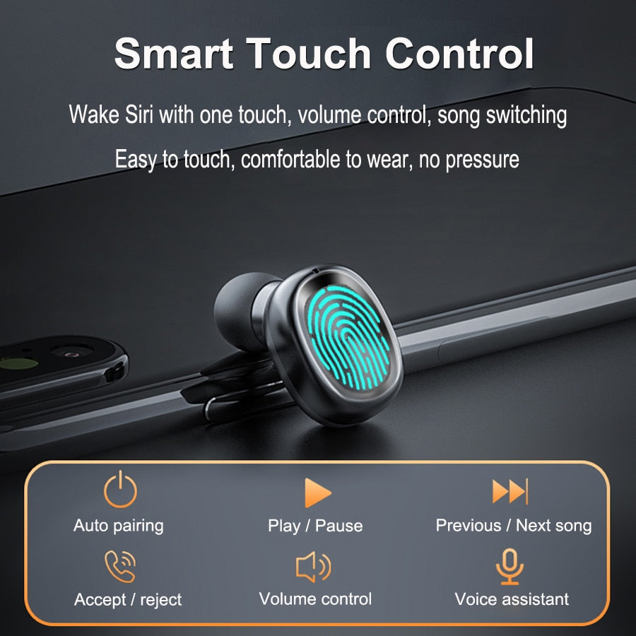 B9 TWS Bluetooth Earphone 5.0 Wireless 8D HIFI Sport Earphone MIC Earbuds Gaming Music Headset For Xiaomi Samsung Huawei