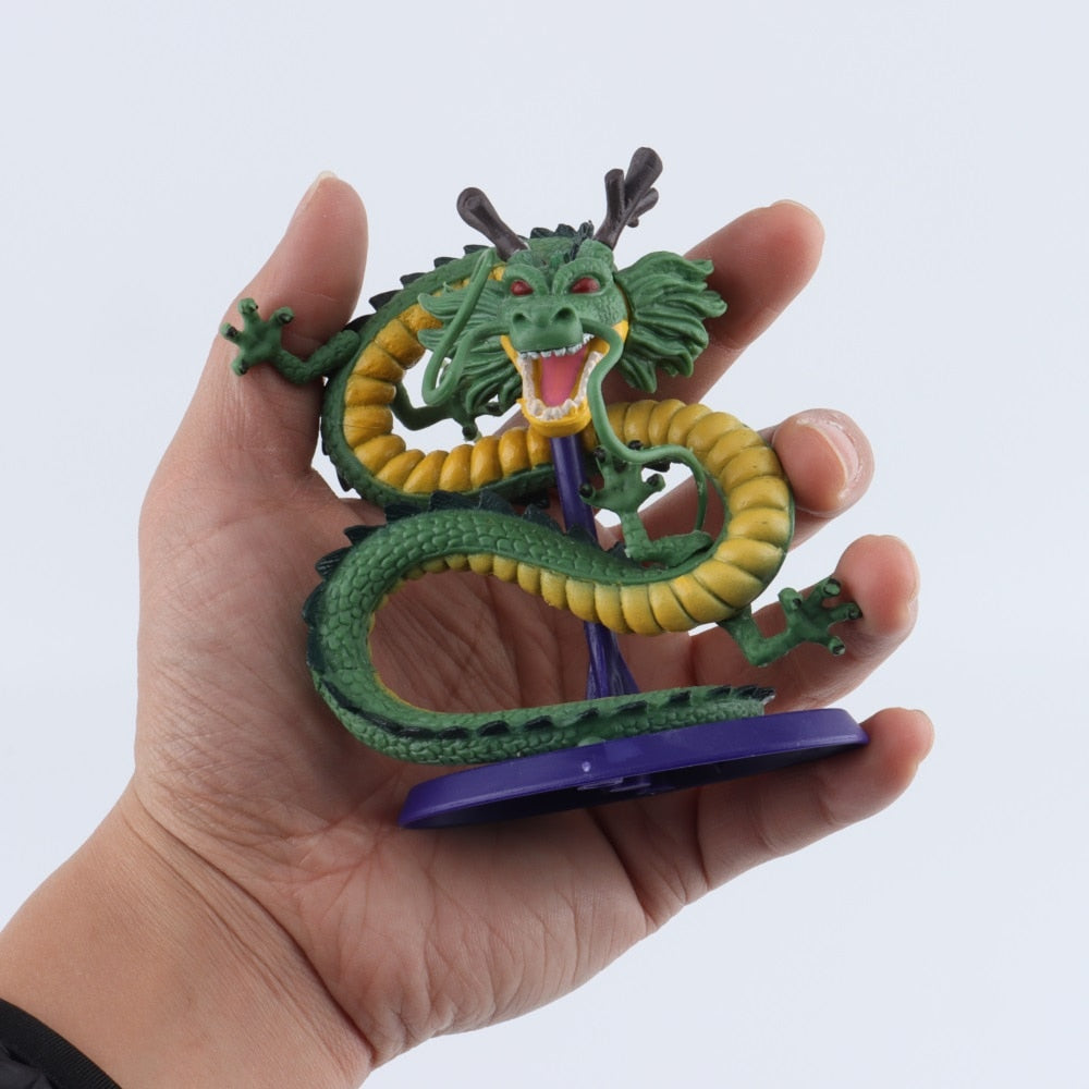 12CM Dragon Ball Cyan Dragon Handmade Model Decoration Dragon Ball Z Anime Dragon Doll Toy Decoration Birthday Gift