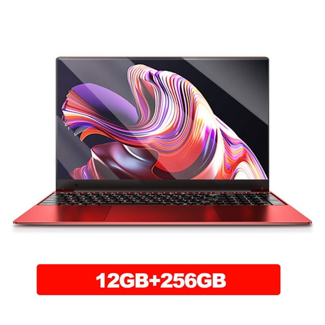 Dere Laptop MBook M10 15.6 inch Intel Celeron N5095 12G RAM 512GB SSD Dual Band WiFi Ultra Clear Pack Laptop Windows 10 Notebook