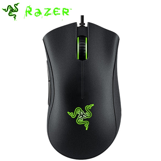 Razer DeathAdder Essential Wired Gaming Mouse 6400DPI Ergonomic Professional-Grade Optical Sensor Razer Mice For Computer Laptop