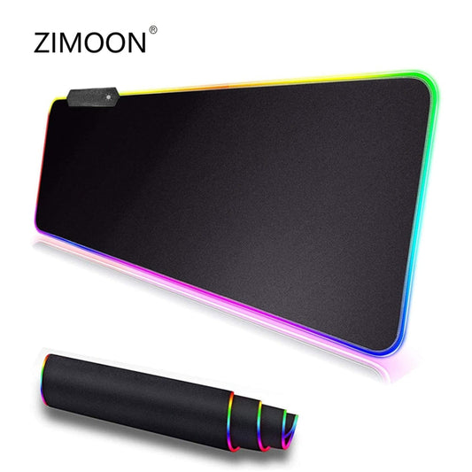 RGB Gaming Mouse Pad Large Size Colorful Luminous for PC Computer Desktop 7 Colors LED Light Desk Mat Gaming Keyboard Pad