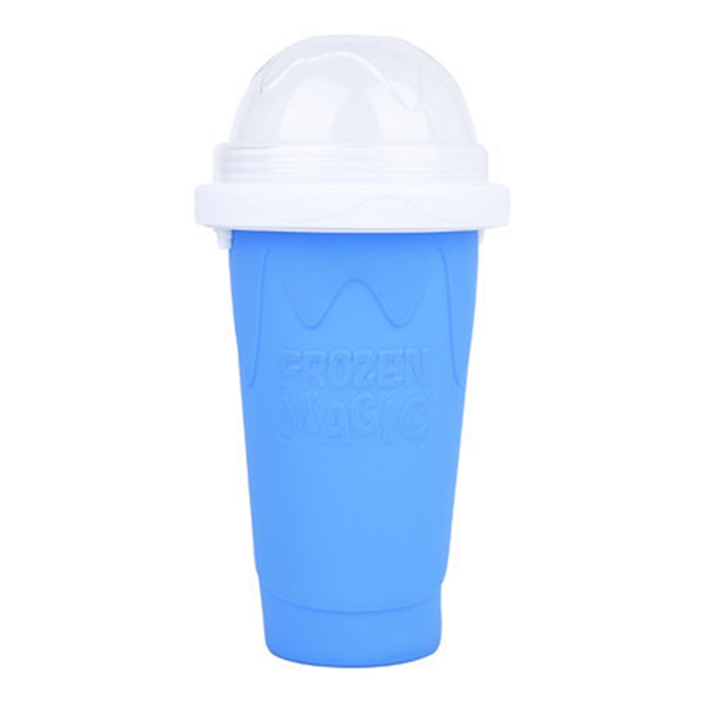 Summer Squeeze Homemade Juice Water Bottle Quick-Frozen Smoothie Sand Cup Pinch Fast Cooling Magic Ice Cream Slushy Maker Beker